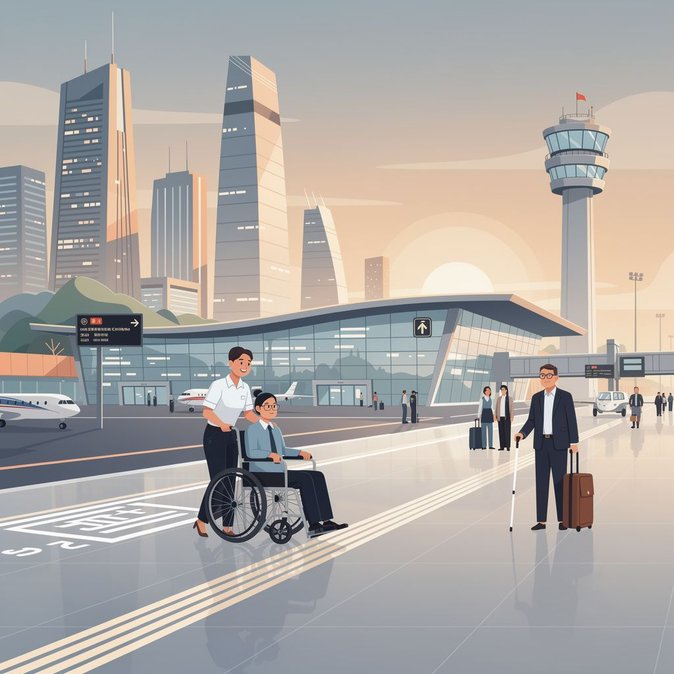 الهيئة العامة للطيران المدني تصدر توجيهًا شاملاً لتقديم الدعم الكامل للمسافرين ذوي الإعاقة على مستوى البلاد