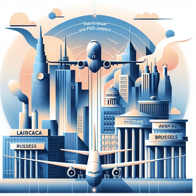 Larnaca–Brussels Route Secured Through Year-Round Public-Service Contract