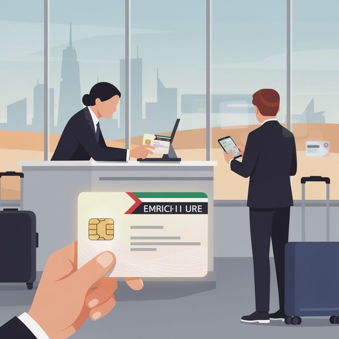 سكان الإمارات يُطلب منهم حمل بطاقة الهوية الإماراتية المادية عند صعود رحلات العودة