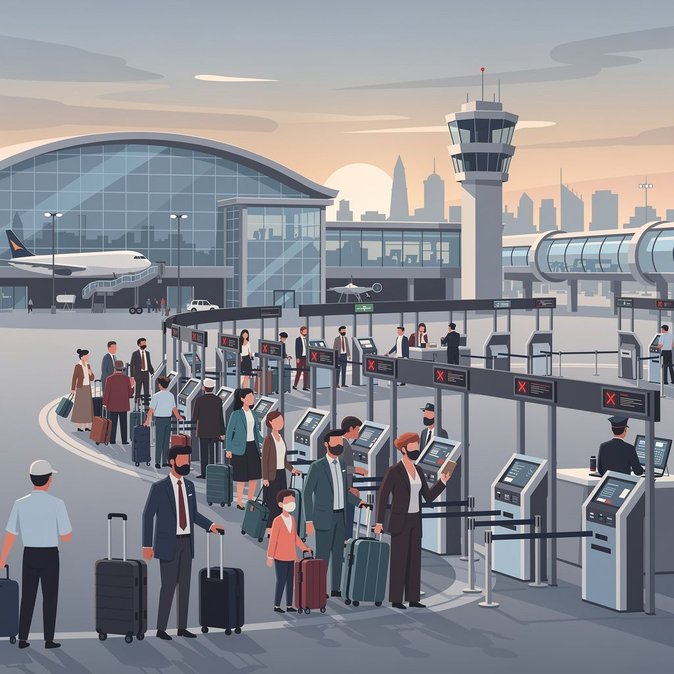Ryanair avertit les familles britanniques de s'attendre à de longues files d'attente aux contrôles des passeports en raison des dysfonctionnements persistants du système d'entrée/sortie de l'UE