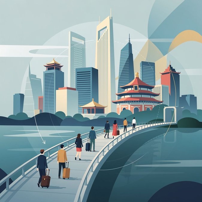 China amplía la entrada sin visa de 30 días para 77 países hasta el 31 de diciembre de 2026