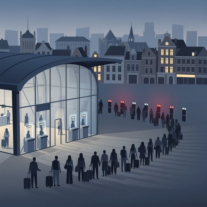 EU Commission Rejects Calls to Pause EES Biometric Checks, Queues Likely to Persist at Belgian Borders