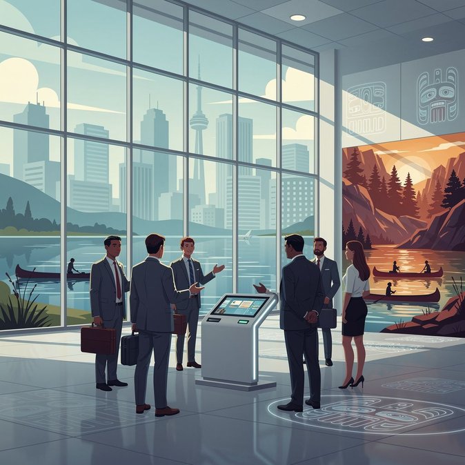 Toronto Pearson instala quioscos digitales para conectar a los viajeros que llegan con negocios turísticos indígenas