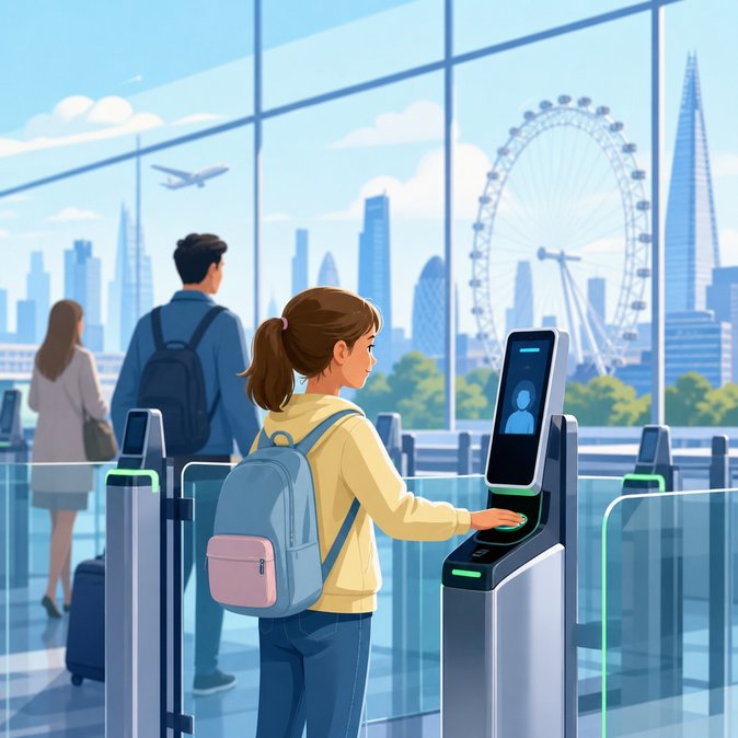 Eight- and nine-year-olds to use UK airport e-gates from July in family-friendly border upgrade