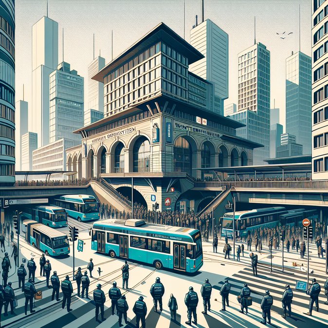 Unapproved Winterthur rally blocks bus hub, briefly paralysing city transit