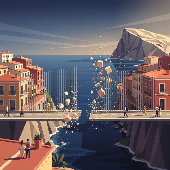 Spain and Gibraltar prepare to dismantle the ‘Verja’ frontier fence on 15 July