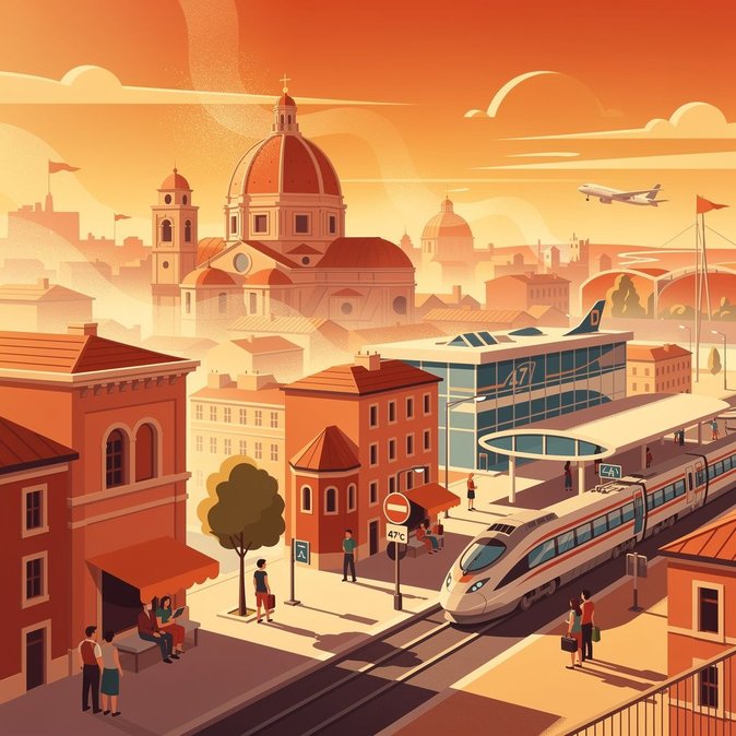 Italia emite alerta roja por ola de calor en 16 ciudades y recomienda a los viajeros limitar sus desplazamientos