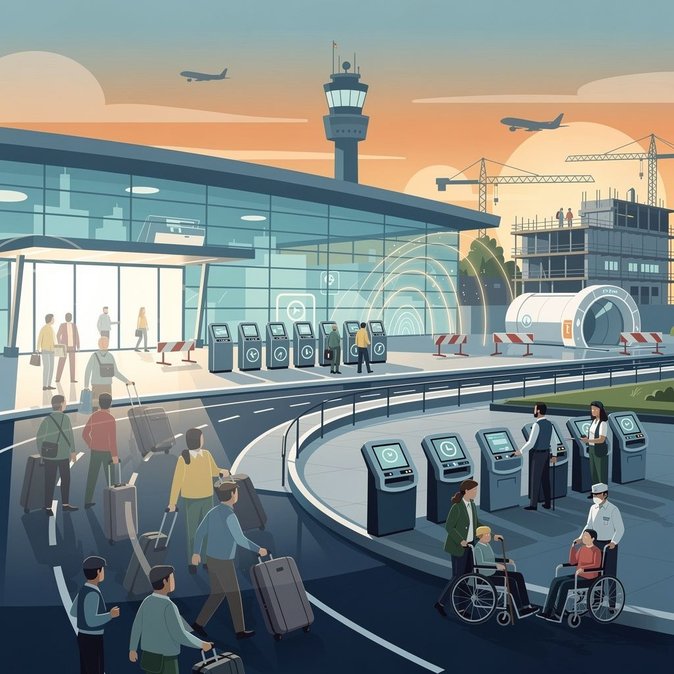 Se Esperan 320,000 Pasajeros en el Primer Fin de Semana Festivo mientras el Aeropuerto de Viena Inaugura la ‘Zona de Viaje Asistido’