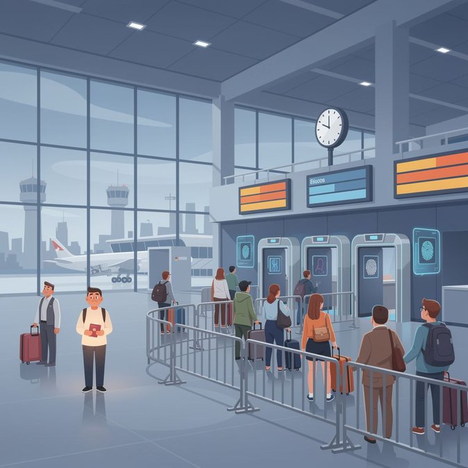 Un an après le déploiement de l’EES, les files d’attente aux frontières Schengen atteignent encore cinq heures – Avertissement aux voyageurs suisses