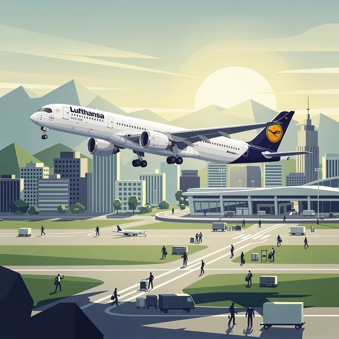 وصول أول طائرة إيرباص A350-1000 للوفتهانزا — الطائرة رقم 700 لمجموعة إيرباص