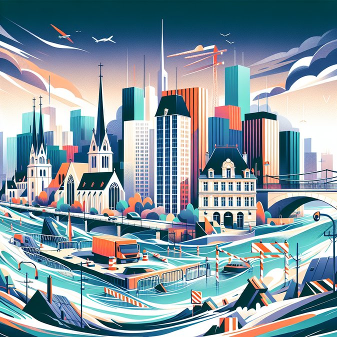 France’s flood-alert network hits record levels, threatening mobility nationwide