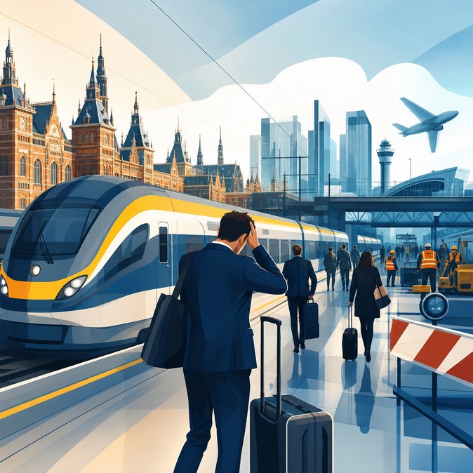 Engineering works end 17 May but Brussels–Amsterdam business trains still hit by diversions