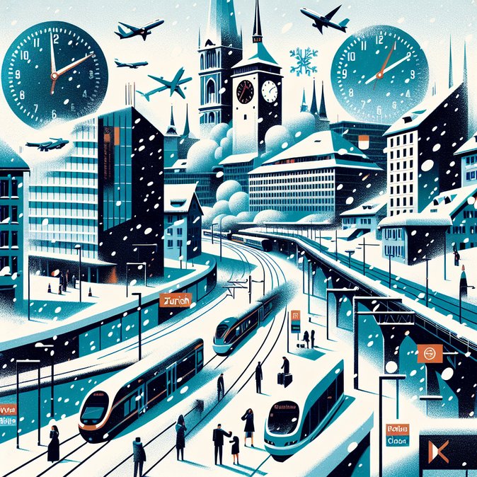 Winter Storm & Peak-Season Staffing Crunch Cause 130+ Flight Disruptions at Zurich and Geneva Airports