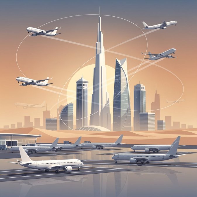 شركات الطيران تستأنف رحلاتها إلى دبي بحذر مع تسارع وتيرة التعافي بعد الصراع