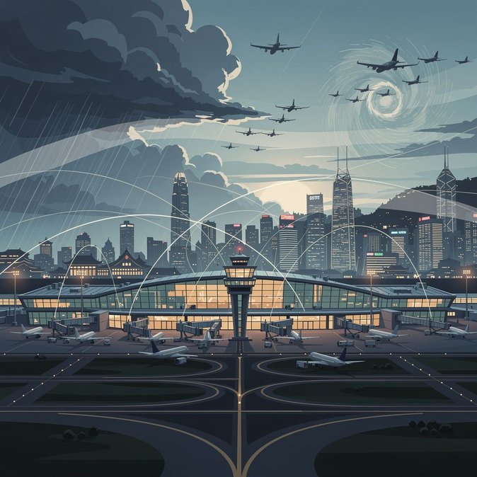Tormentas regionales y desvíos en el espacio aéreo causan 6,600 interrupciones de vuelos: se recomienda a los viajeros en Hong Kong prepararse para retrasos adicionales