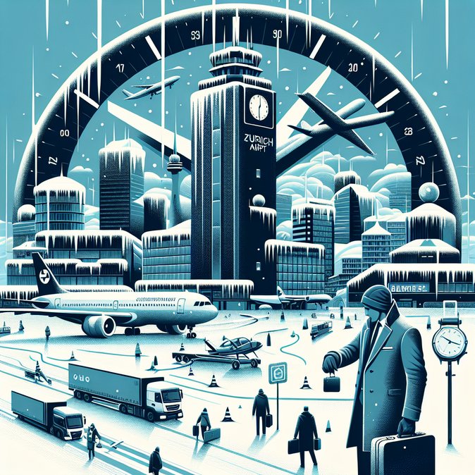 Europe-wide flight chaos hits Zurich: 244 delays and 2 cancellations recorded