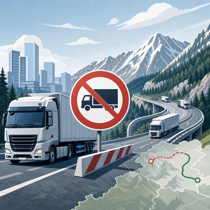 Austria Imposes 5-Day Heavy-Truck Ban on A10 Tauern Corridor
