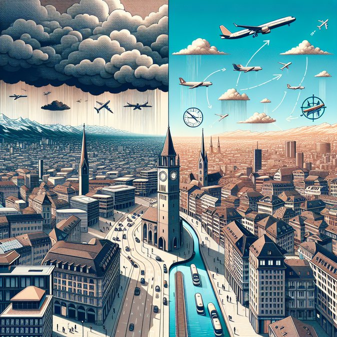 356 flight disruptions strand travellers at Zurich and Geneva