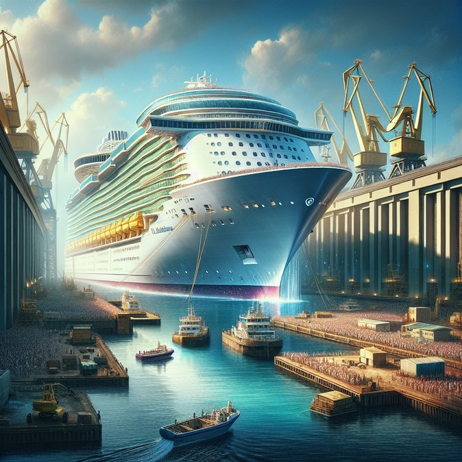 Royal Caribbean’s mega-ship ‘Legend of the Seas’ floats out at Meyer Turku yard