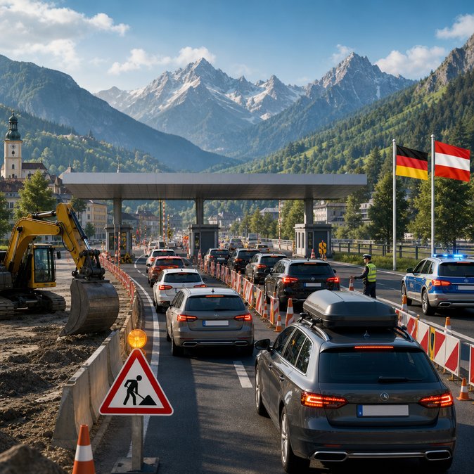 ADAC Issues Holiday-Weekend Traffic Alert as Border Controls May Cause Delays