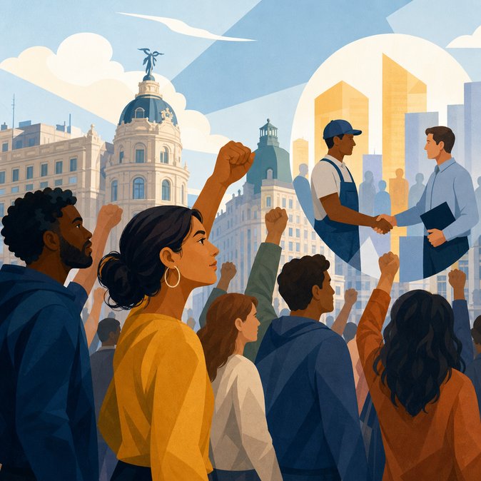 Civil-Society Groups Rally in Madrid for Fair and Efficient Migrant Regularisation