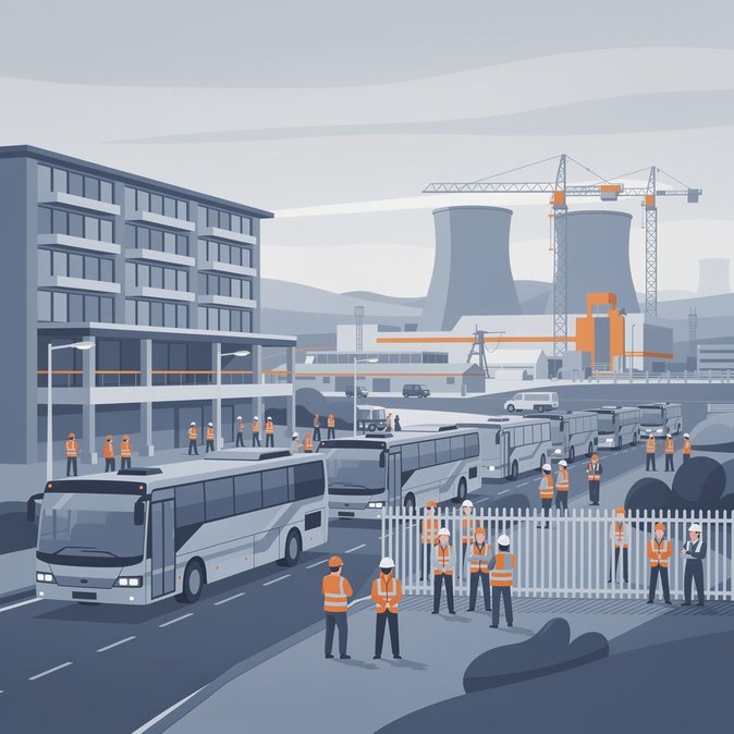 Sellafield construction strike reaches day 6 on 20 June, heightening travel and accommodation headaches for rotating project staff