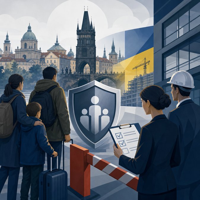 Czech Government Proposes 30-Day Absence Limit That Would Cancel Temporary Protection for Ukrainians