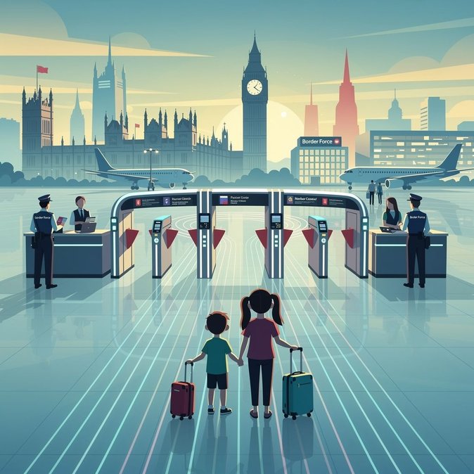 UK lowers eGate age to 8, promising faster family arrivals this summer