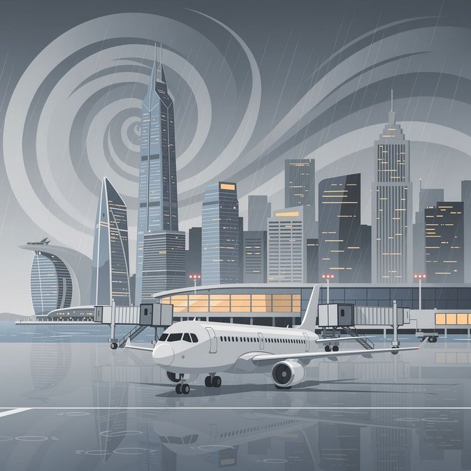 Singapore Airlines en Scoot schrappen vluchten naar China vanwege tyfoon; reisadviezen voor zakenreizigers uitgebracht