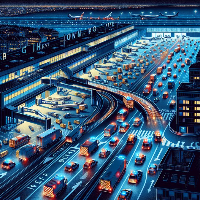 El simulacro de accidente a gran escala en el Aeropuerto de Ginebra esta noche podría congestionar las vías de acceso nocturnas