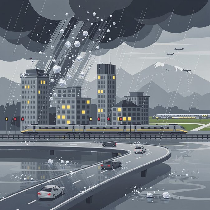 Orages violents : alertes aux déplacements en Styrie et en Carinthie