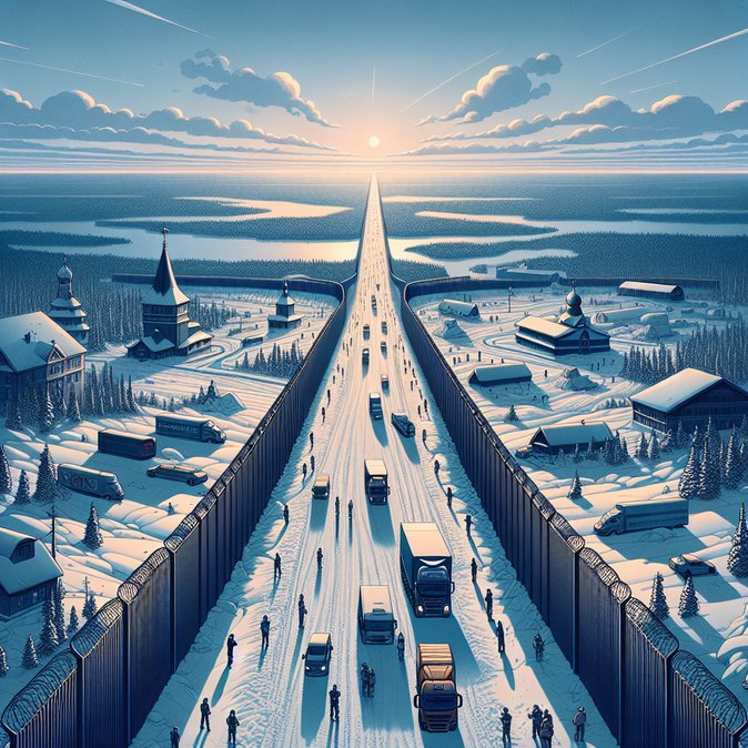 Finland’s Eastern Border Fence in Lapland Nears Completion