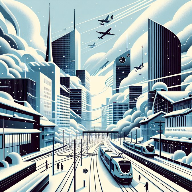 Snow Chaos Grounds Dozens of Flights at Zurich and Geneva Airports