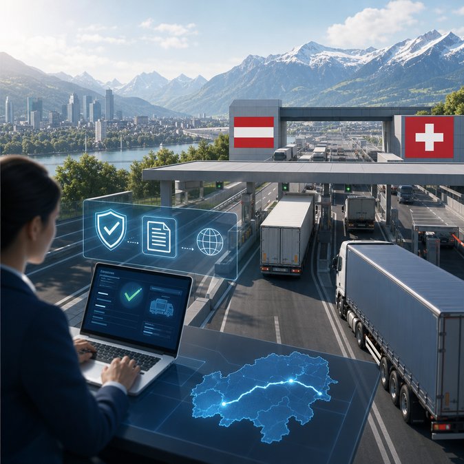 Austria activates ‘Smart Border Austria’ e-notification rule for all goods transiting to Switzerland