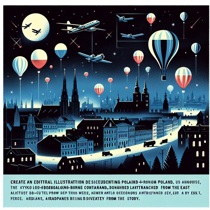 Fourth Night of Belarusian Balloons Prompts New Flight Restrictions in Eastern Poland