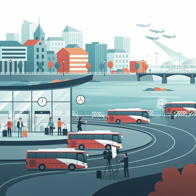 El rodaje cierra el muelle Custom House de Dublín, obligando a desviar los autobuses de Bus Éireann y los autocares del aeropuerto