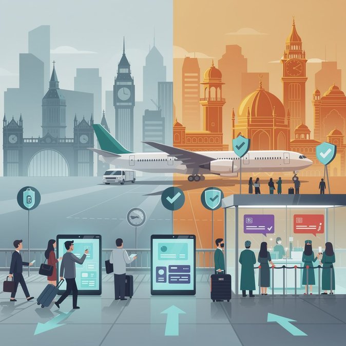 Reino Unido actualiza consejos de viaje a India: nuevas normas para e-OCI, control de Ébola y autodeclaración para llegadas