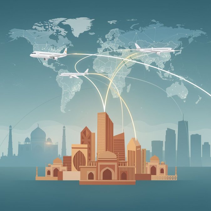 Restricciones de Visados de EE. UU. y Desvíos Aéreos Cambian la Composición del Tráfico de Larga Distancia en Delhi