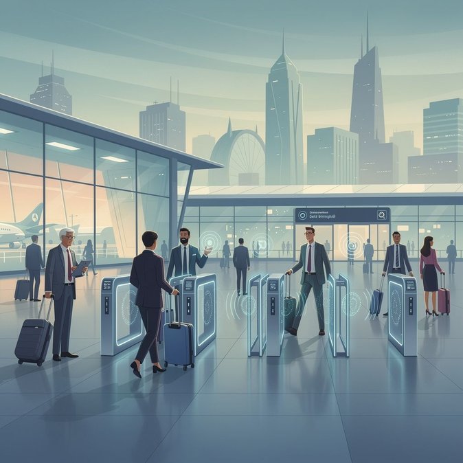 Les portiques sans contact entrent en service à l'aéroport de Birmingham dans le cadre de la digitalisation des frontières au Royaume-Uni