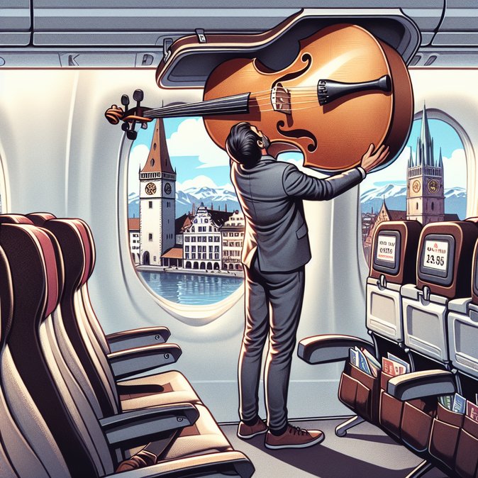 SWISS tightens cabin rules for musical instruments as new Zurich–Poznań route confirmed