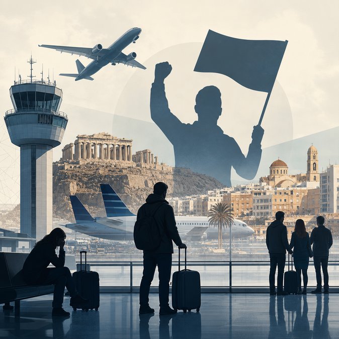 Greek Air-Traffic Controller Strike Grounds 31 Cyprus Flights, Disrupts Regional Connectivity