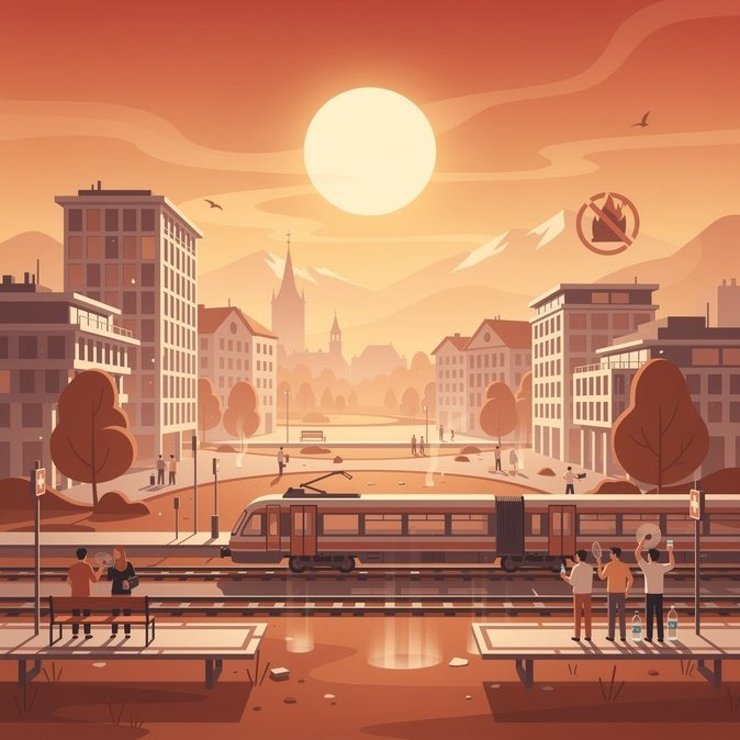 Record Heatwave Disrupts Swiss Rail and Poses Challenges for Travellers