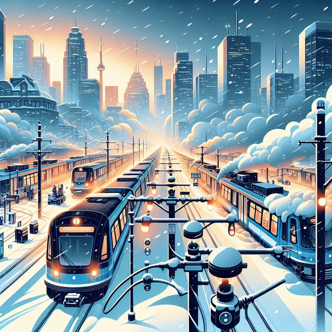 TTC Deploys Anti-Icing Trains and Extra Crews to Keep Toronto Moving