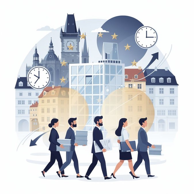 Statutory processing time for Czech Single Permit cut to 60 days
