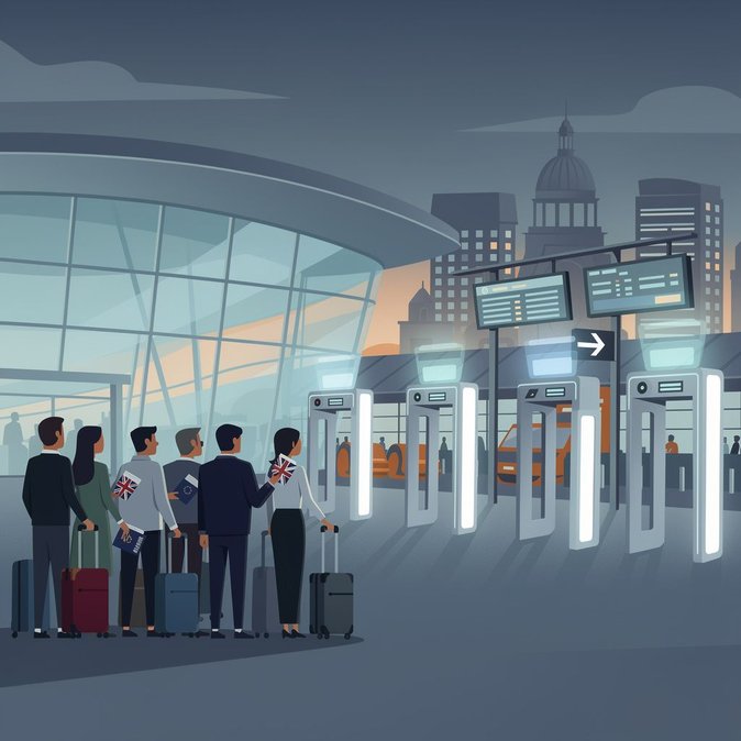 El nuevo Sistema de Entrada/Salida de la UE triplica los tiempos de espera en aeropuertos para viajeros británicos