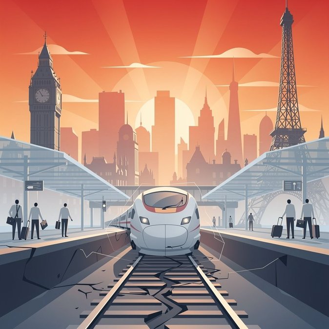 Eurostar cancela trenes Londres-París el 25 de junio debido a la intensificación de la ola de calor en el continente