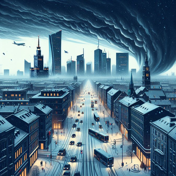 Storm Dave halts Easter travel across Poland, triggers nationwide RCB alerts