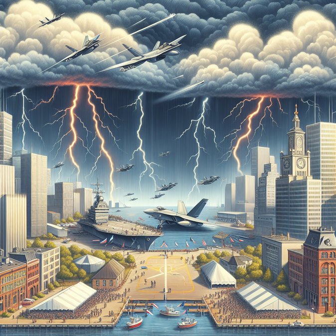 Storm cells force last-minute schedule tweaks at Lann-Bihoué air show, prompting regional travel advisories