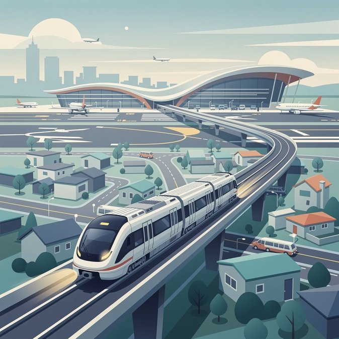 First purpose-built metro train arrives for Western Sydney International Airport