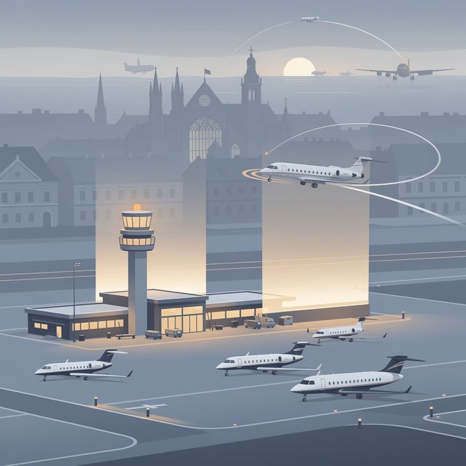 El Aeropuerto de Vodochody Reduce Horario de Control Aéreo del 14 al 25 de Septiembre por Capacitación de Controladores